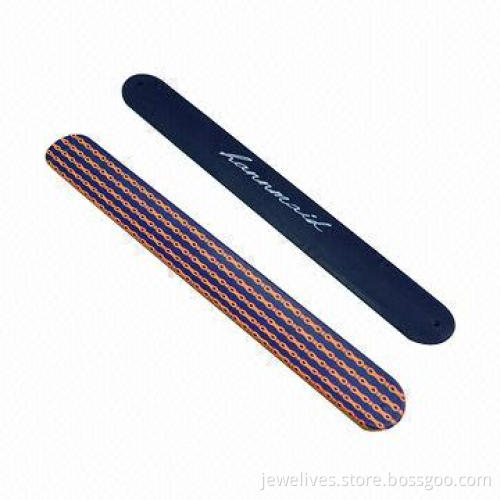 2013 fashionable customized logo printed silicone slap bracelet for promotional gifts